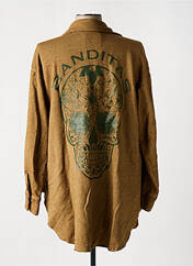 Tunique manches longues marron BANDITAS FROM MARSEILLE pour femme seconde vue