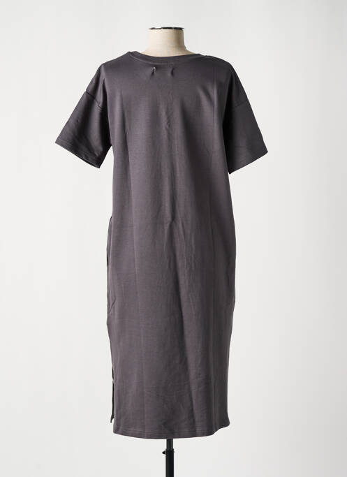 Robe mi-longue gris DEELUXE pour femme