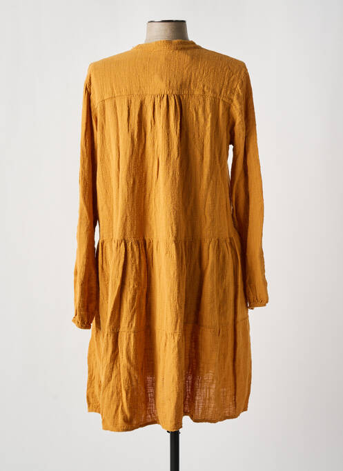 Robe mi-longue jaune BANDITAS FROM MARSEILLE pour femme