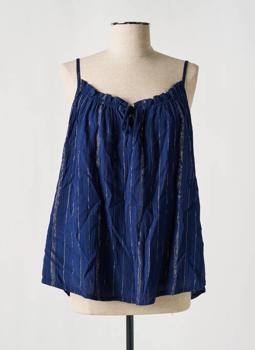 Top bleu DEELUXE pour femme