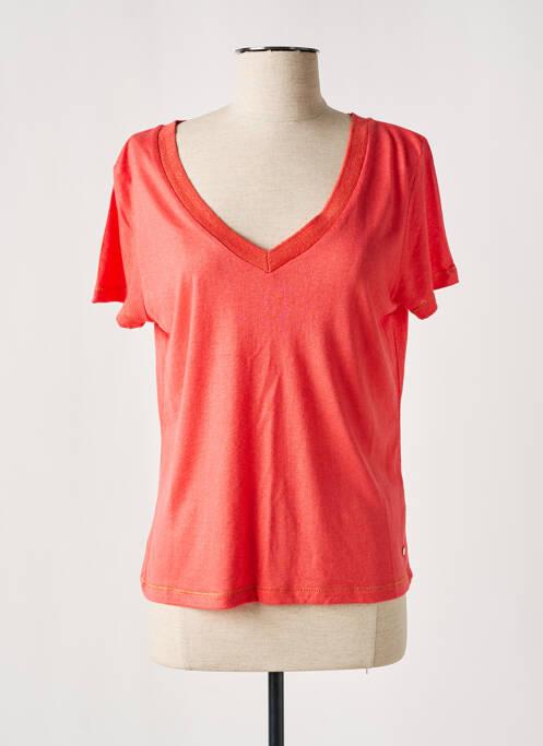 T-shirt orange DEELUXE pour femme