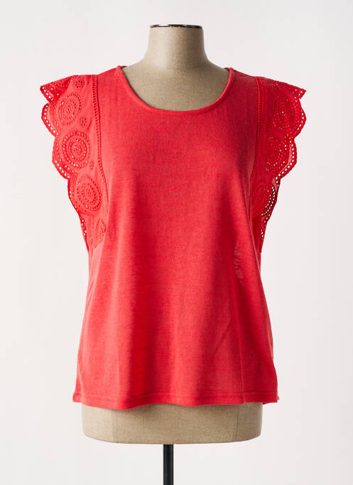 T-shirt rouge DEELUXE pour femme