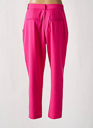 Pantalon chino tissage popeline taille haute rose BANDITAS FROM MARSEILLE femme