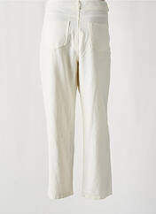 Jeans coupe droite beige BANDITAS FROM MARSEILLE pour femme seconde vue