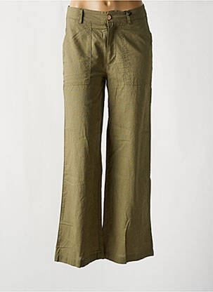 Pantalon large vert DEELUXE pour femme