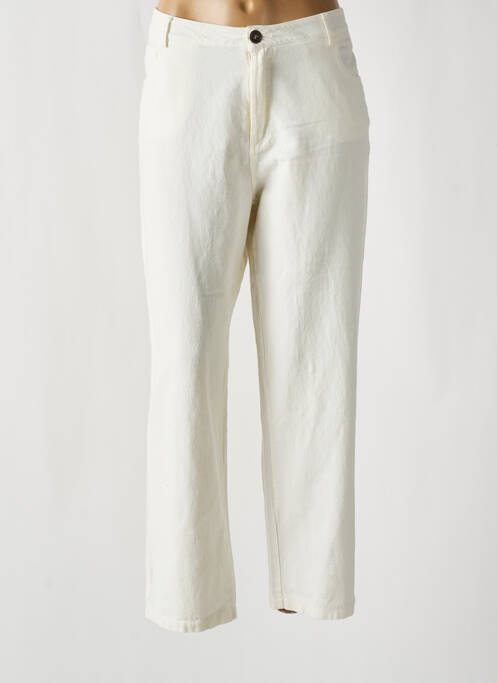 Jeans coupe droite beige BANDITAS FROM MARSEILLE pour femme