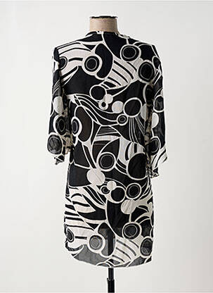 Robe de plage fermeture liens à nouer noir GENIUS femme