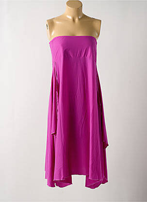 Robe de plage sans manche rose GENIUS femme