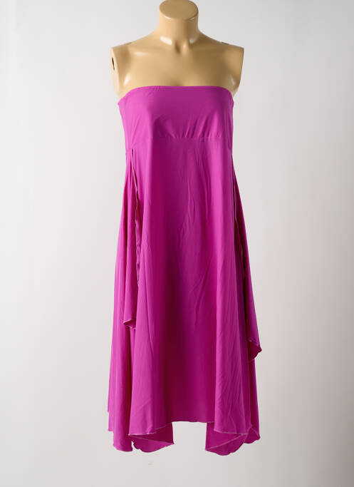 Robe de plage sans manche rose GENIUS femme