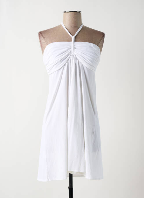 Robe de plage blanc GENIUS pour femme