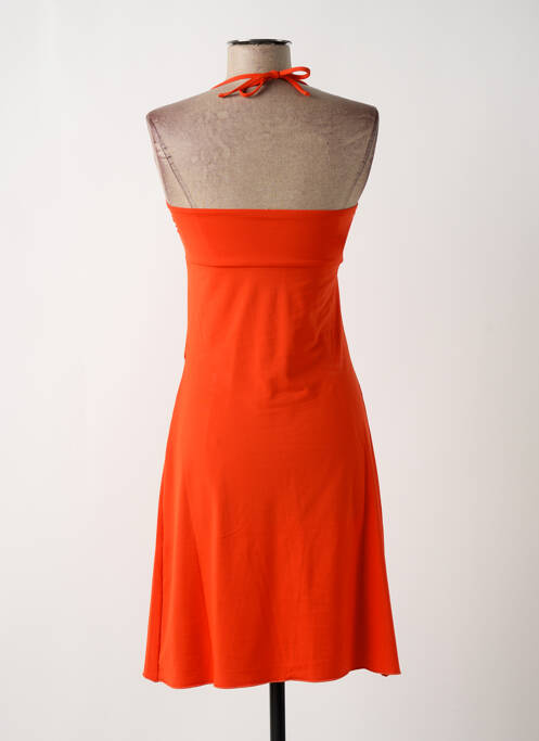 Robe de plage orange GENIUS pour femme