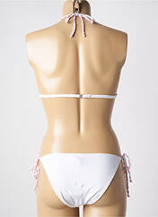 Maillot de bain 1 pièce blanc GENIUS pour femme seconde vue