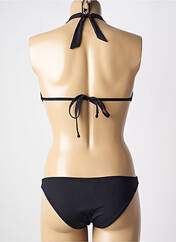 Maillot de bain 1 pièce noir GENIUS pour femme seconde vue