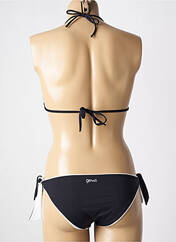 Maillot de bain 1 pièce noir GENIUS pour femme seconde vue