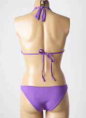 Maillot de bain 1 pièce violet GENIUS pour femme seconde vue