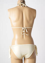 Maillot de bain 2 pièces beige GENIUS pour femme seconde vue