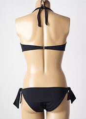Maillot de bain 2 pièces noir GENIUS pour femme seconde vue