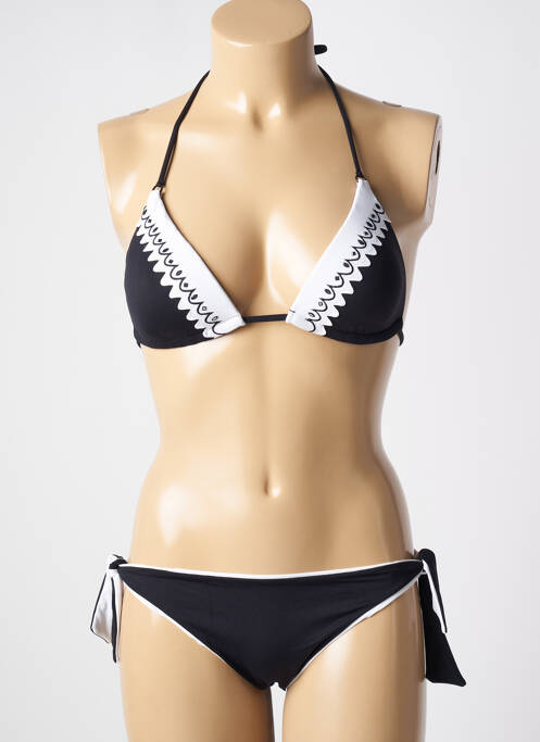 Maillot de bain 1 pièce noir GENIUS pour femme