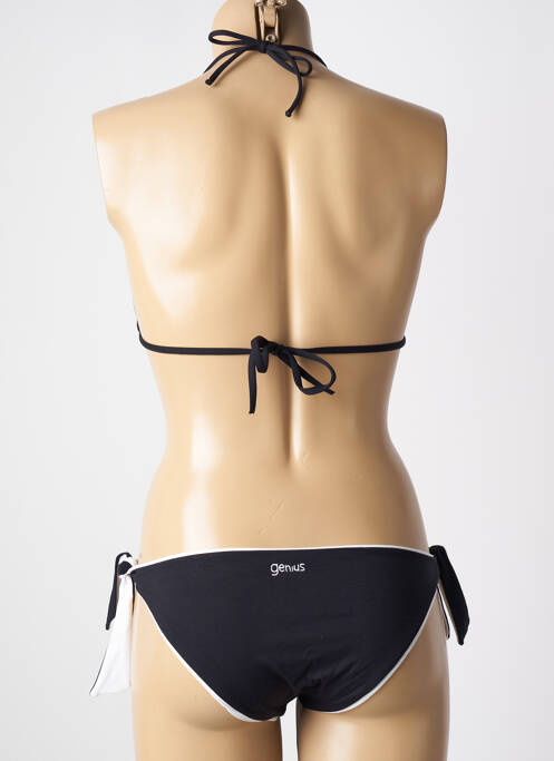 Maillot de bain 1 pièce noir GENIUS pour femme