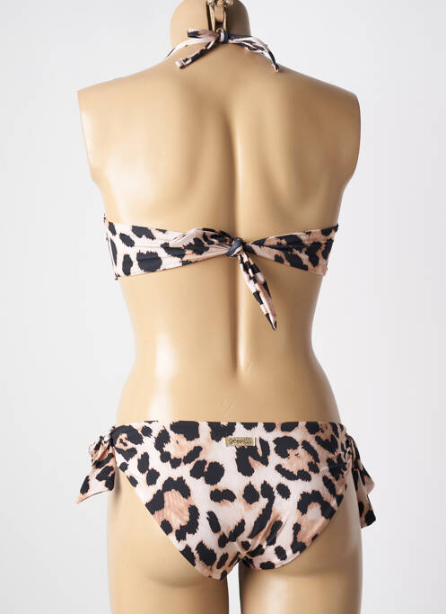 Maillot de bain 2 pièces beige GENIUS pour femme