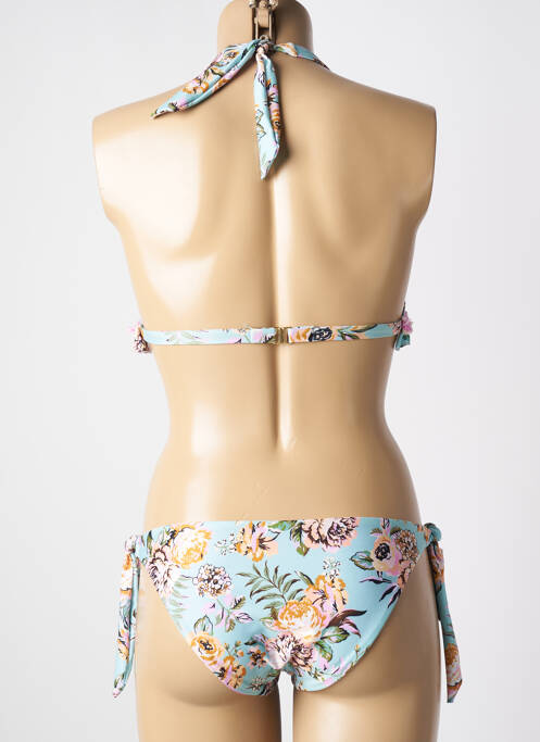 Maillot de bain 2 pièces bleu GENIUS femme