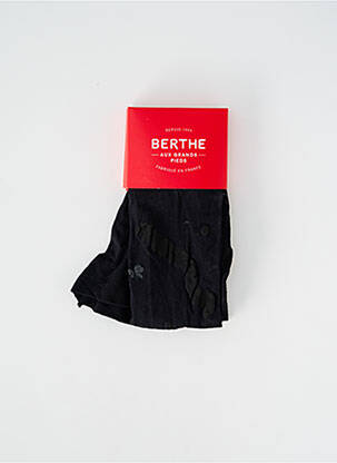 Collants bas/collant noir BERTHE AUX GRANDS PIEDS femme