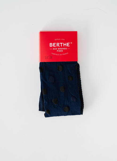 Collants bleu BERTHE AUX GRANDS PIEDS pour femme