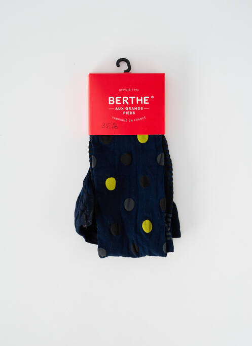 Collants bleu BERTHE AUX GRANDS PIEDS pour femme