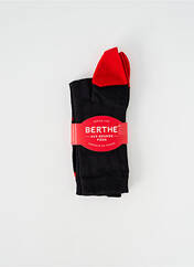 Chaussettes noir BERTHE AUX GRANDS PIEDS pour femme seconde vue