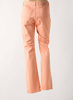 Pantalon droit stretch taille normale orange FRED SABATIER femme