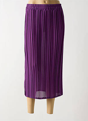 Jupe longue taille haute violet HALOGENE femme