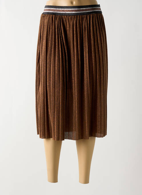 Jupe mi-longue taille haute marron XT STUDIO femme