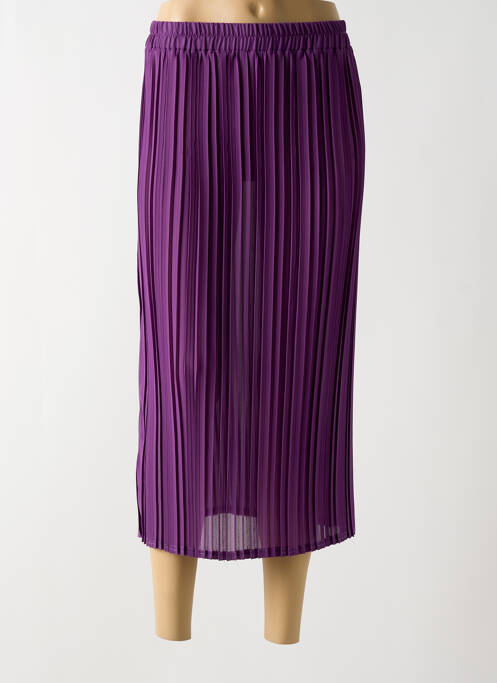 Jupe longue violet HALOGENE pour femme