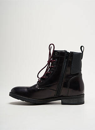 Bottines/boots matière lisse talon plat jusqu'à 3cm violet PALLADIUM femme
