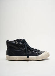 Baskets fermeture zip et lacets bout rond noir PEPE JEANS homme