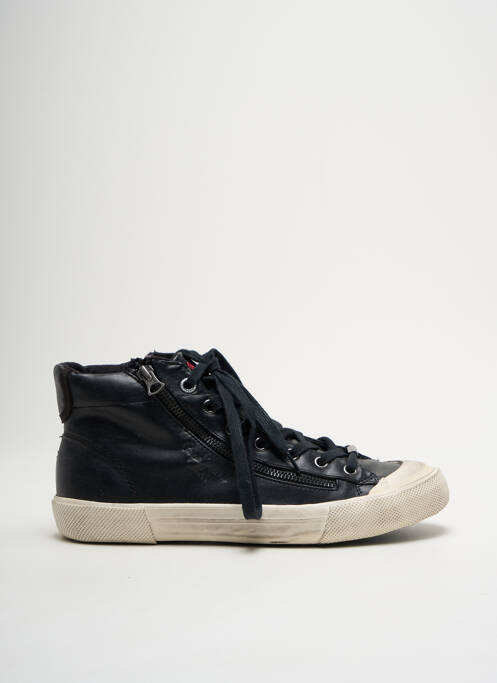 Baskets fermeture zip et lacets bout rond noir PEPE JEANS homme