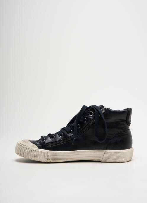 Baskets fermeture zip et lacets bout rond noir PEPE JEANS homme