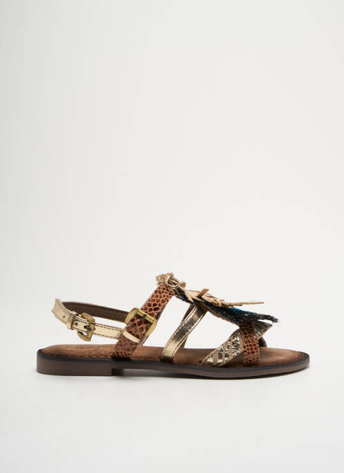 Sandales/Nu pieds or METAMORF'OSE pour femme