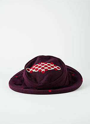 Chapeau violet BERTHE AUX GRANDS PIEDS femme