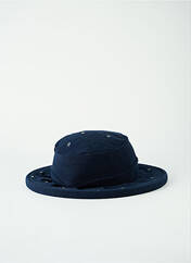 Chapeau bleu BERTHE AUX GRANDS PIEDS pour femme seconde vue