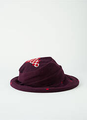 Chapeau violet BERTHE AUX GRANDS PIEDS pour femme seconde vue