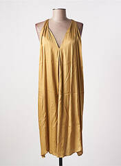 Robe mi-longue or LAUREN VIDAL pour femme seconde vue