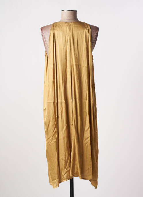 Robe mi-longue or LAUREN VIDAL pour femme