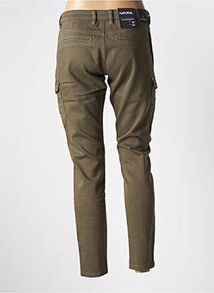 Pantalon cargo slim taille normale vert KAPORAL femme