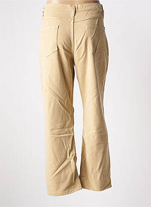 Jeans coupe droite stretch taille normale beige PLEASE femme