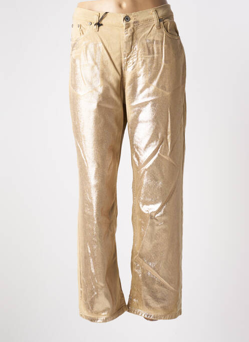 Jeans coupe droite beige PLEASE pour femme