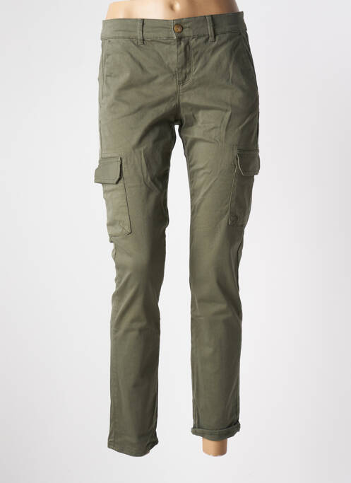 Pantalon 7/8 vert HAPPY pour femme