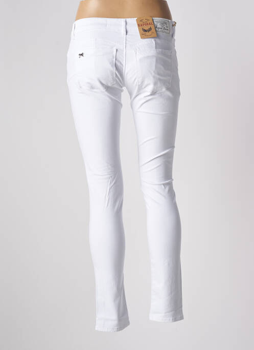 Pantalon slim blanc KAPORAL pour femme