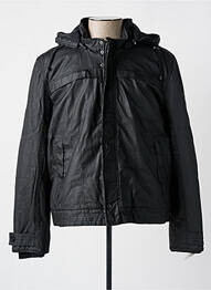 Parka capuche amovible a capuche noir TIBET homme