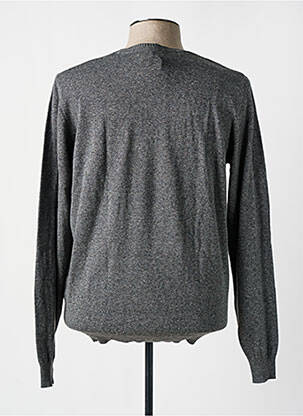 Pull stretch manches longues gris TEDDY SMITH homme